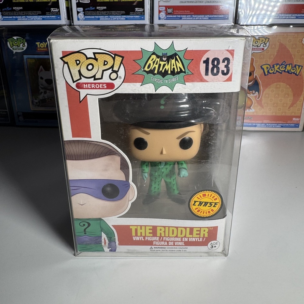 Funko Pop! Heroes The Riddler #183 Batman Classic TV | Chase
